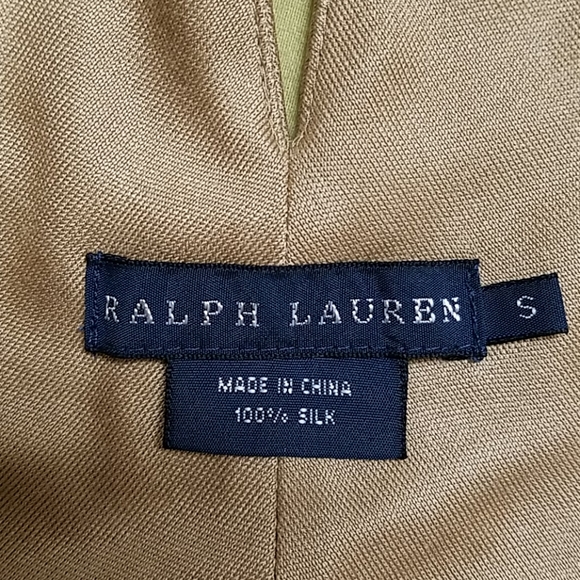 Ralph Lauren Gold Silk sheath - Picture 3 of 3